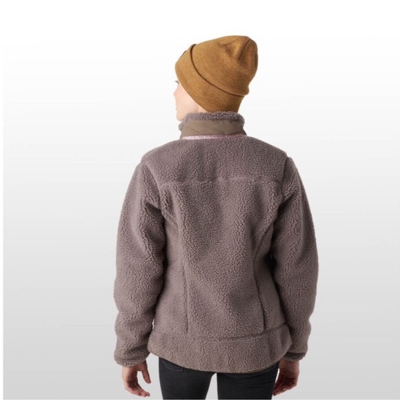 Patagonia Retro X Jacket Classic Furry Taupe Tan Pink Size XL - Picture 10 of 14
